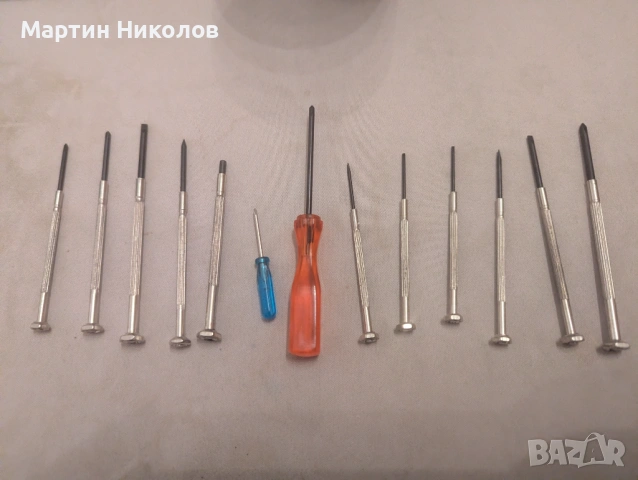 Лот прецизни отвертки в кутийка, снимка 2 - Отвертки - 53417465