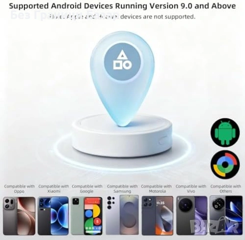 Нов Bluetooth тракер за Android Google Find Hub ключове портфейл куфар, снимка 6 - Друга електроника - 53279051