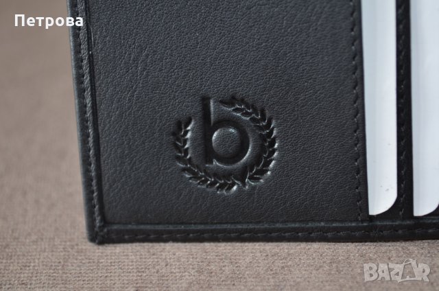 Bugatti Veloce Dollar Сlip черен портфейл, снимка 7 - Портфейли, портмонета - 32742570