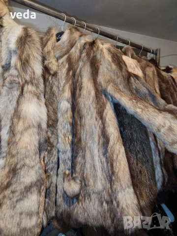 10 броя кожени палта естествен косъм различни размери, снимка 4 - Палта, манта - 53171499