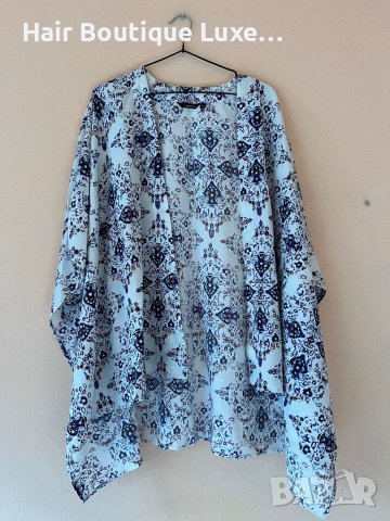 LINDEX Ефирна връхна дреха с уникален десен М размер 🤍