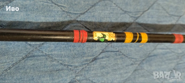 Винтидж спининг въдица, "Super Blactor", произведена от "Tortue la Soie" (Париж)., снимка 6 - Колекции - 53009127