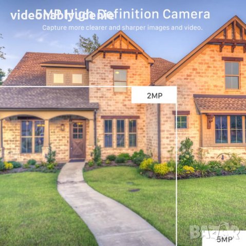 Безжичен Бебефон WI-Fi Super Резолюция UltraHD 5MPx Ударо/Водоустойчив Видеодомофон Метален Интерком, снимка 10 - Бебефони - 38237836