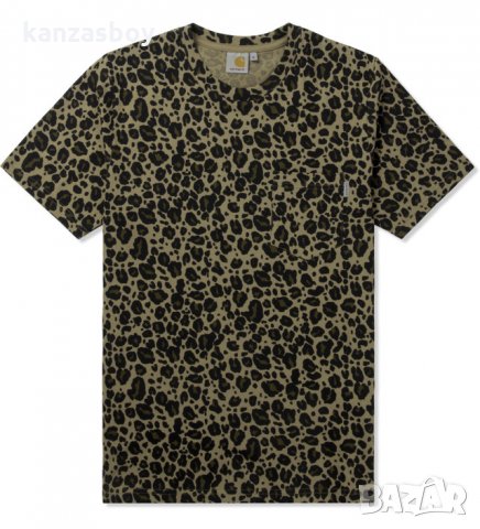 carhartt s/s leopard - страхотна мъжка тениска КАТО НОВА, снимка 3 - Тениски - 32751772