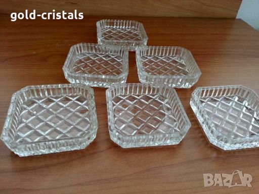 Ретро кристални чинийки, снимка 5 - Антикварни и старинни предмети - 28838510