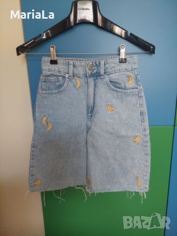 Дамски панталонки с висока талия - размер 32, снимка 3 - Къси панталони и бермуди - 37475777