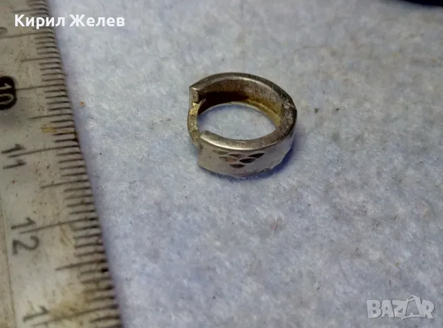 СТАРА КЛАСИЧЕСКИ ВИНТИДЖ АРТ МОДЕЛ СРЕБЪРНА ОБЕЦА СРЕБРО 925 РЪЧНА ИЗРАБОТКА с ОРНАМЕНТИКА 47550