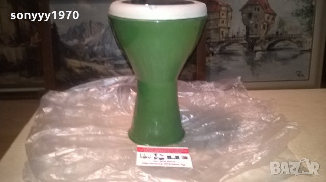 ЗЕЛЕНА ТАРАМБУКА-МЕТАЛНА-нова от сирия, снимка 2 - Ударни инструменти - 27288793