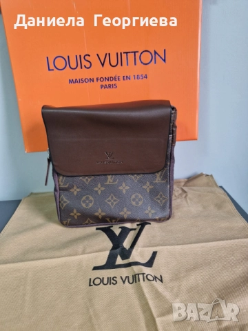 Мъжка чанта Louise Vuitton , снимка 3 - Чанти - 52009058