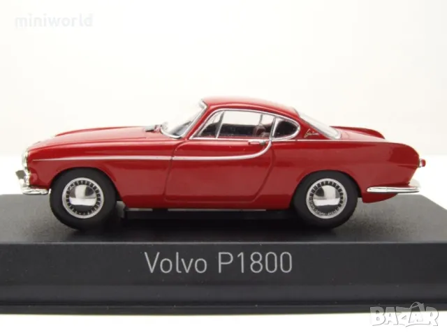 Volvo P1800 1961 - мащаб 1:43 на Norev моделът е нов в PVC дисплей-кейс, снимка 3 - Колекции - 49553597