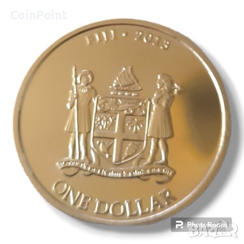 Сребърна монета 1/2oz 1$ Fiji 2013 Костенурка, снимка 2 - Нумизматика и бонистика - 43132326