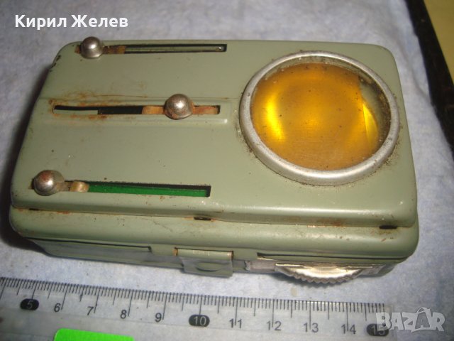 СТАРО СИГНАЛНО МЕТАЛНО РЯДКО РЕТРО БДЖ ФЕНЕРЧЕ с 4 ЦВЯТА 32190, снимка 3 - Антикварни и старинни предмети - 38276965