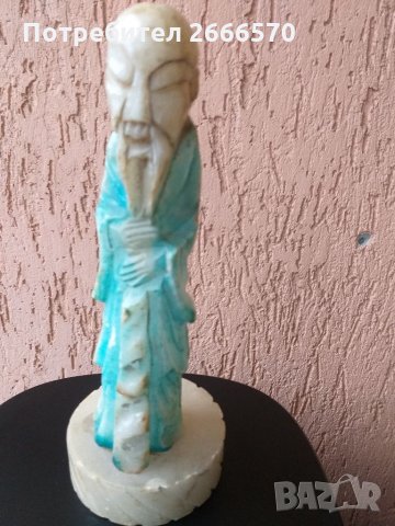 Китаиска нефритена статуетка , китайски нефрит, снимка 7 - Антикварни и старинни предмети - 35121633