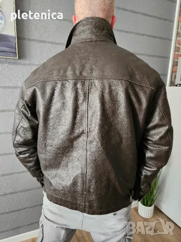 Мъжко кожено яке GAP , снимка 3 - Якета - 49976254