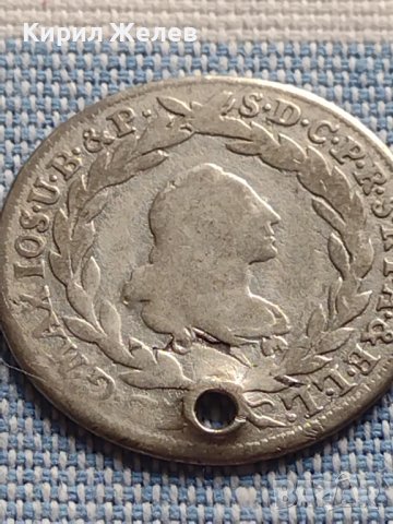 Сребърна монета 10 кройцера 1772г. Максимилиан Йозеф Бавария 13789, снимка 5 - Нумизматика и бонистика - 42930895