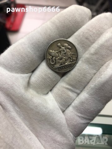 Сребърна монета Гърция 1 драхма 1910, снимка 10 - Нумизматика и бонистика - 35576737