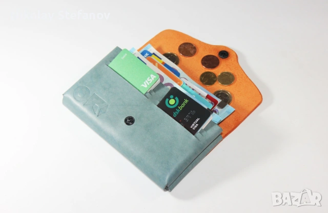 Дизайнерски оригами портфейл, снимка 5 - Портфейли, портмонета - 53565252