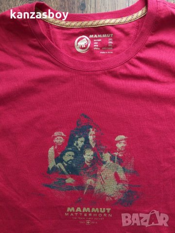 mammut matterhorn 150 years first ascent - страхотна мъжка тениска КАТО НОВА, снимка 3 - Тениски - 33293133