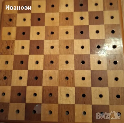 дървен шах , снимка 2 - Игри и пъзели - 47972452