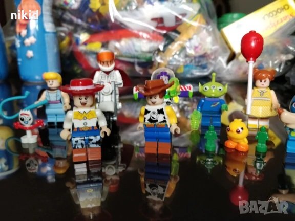 8 бр Toy Story Играта на играчките фигурки Лего конструктор разглобяеми играчки, снимка 3 - Фигурки - 27333350