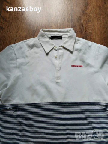 dsquared2 - страхотна мъжка тениска КАТО НОВА Л, снимка 5 - Тениски - 50526065
