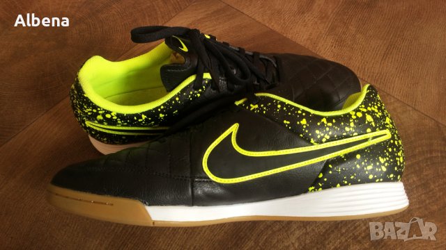 NIKE TIEMPO Размер EUR 42 / UK 7,5 обувки за футбол в зала естествена кожа 45-13-S, снимка 3 - Спортни обувки - 40028453