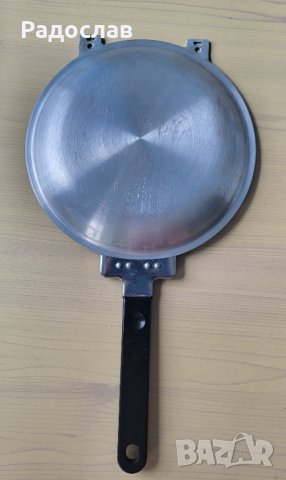 Продавам малък тиган 19 см диаметър плитък за палачинки , снимка 2 - Съдове за готвене - 37697338