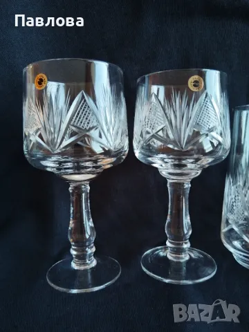 Кристални чаши серия,, Моника ", снимка 5 - Чаши - 50116623