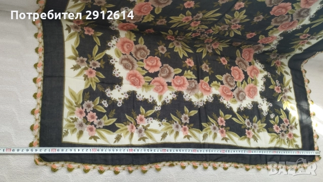 забрадка с дантела 19, снимка 2 - Шалове - 51586804