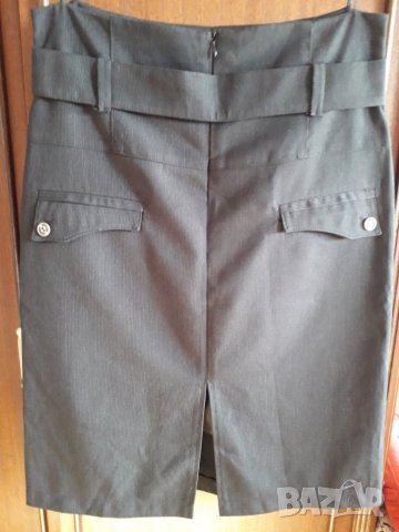 Пола черна спортно елегантна , снимка 3 - Поли - 12015932