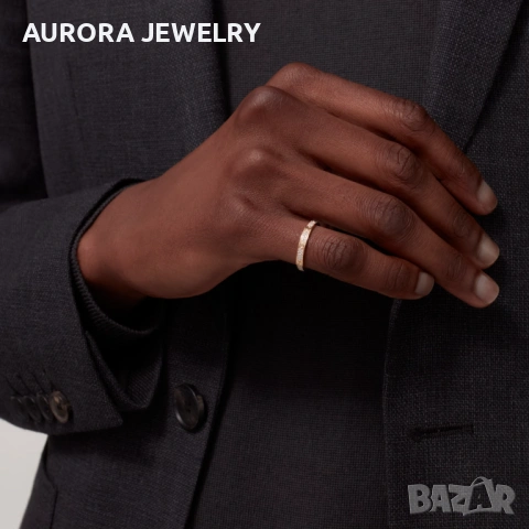 CARTIER Love Band Gold Paved Diamonds Пръстен, снимка 9 - Пръстени - 53054233