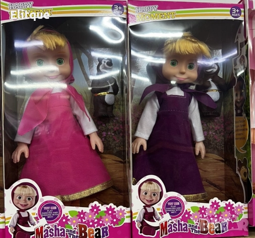 Детска кукла Маша от Маша и Мечокът
