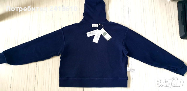 Lacoste Made in France Hoodie Womens Size S - 36 Oversize ОРИГИНАЛ! Дамски Суичър!, снимка 3 - Суичъри - 52704249