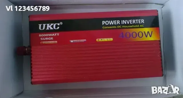 Висококачeствен инвертор за камион UKC 24 Волта 500/ 1000/2000/3000/4000 Вата, снимка 7 - Аксесоари и консумативи - 49620543