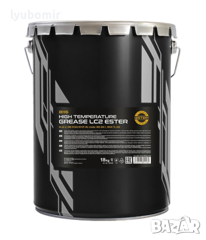Високо температурна синя грес MANNOL LC-2 High Temperature Grease Ester, 18кг