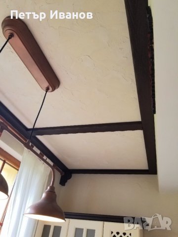 Декоративни Греди и дъски за таван от полистирен, фибран, снимка 14 - Изолации - 37384199