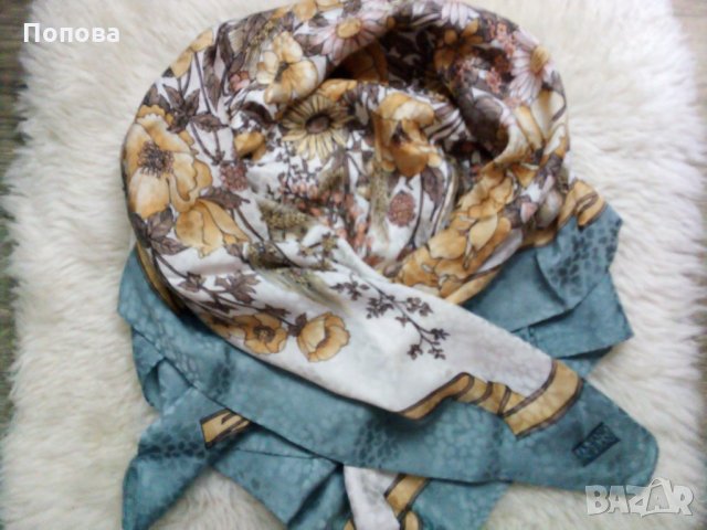 "Luciano Soprani" коприна голям, снимка 3 - Шалове - 32905359