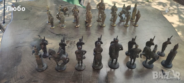 Шах,шахматни фигури ,бронз , снимка 2 - Други игри - 50961068