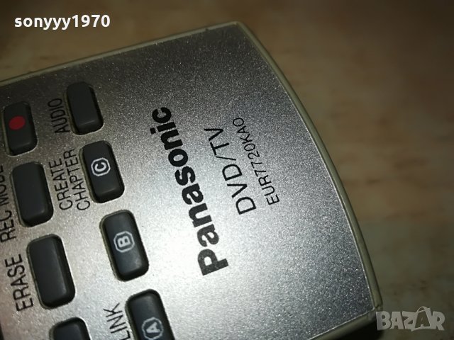 panasonic eur7720kao dvd/tv-hdd/dvd recorder remote, снимка 11 - Дистанционни - 28856553