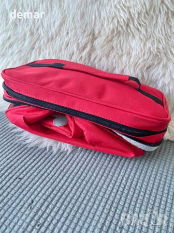 Празна чанта за първа помощ при пътуване, 30L x 17W x 20,5H CM, тъмночервена, снимка 8 - Аксесоари и консумативи - 43440179
