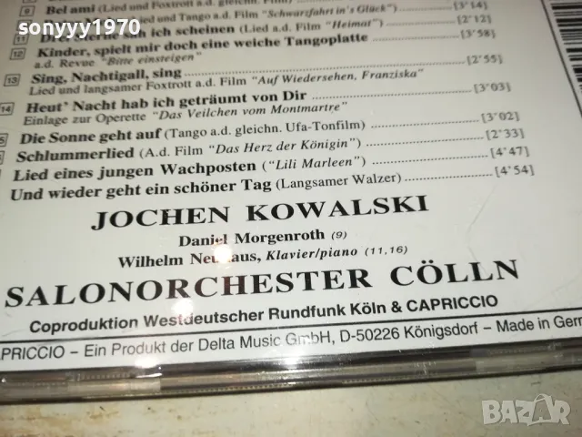 jochen kowalski evergeens cd-made in germany 3112241828, снимка 15 - CD дискове - 48507157