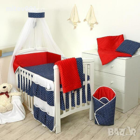 Бебешки спален комплект 135 х 100 см, внос от Германия и Полша, снимка 4 - Спално бельо и завивки - 36437765
