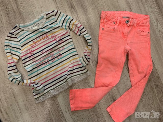 Дънки NEXT&H&M блузка 6-8г за момиче