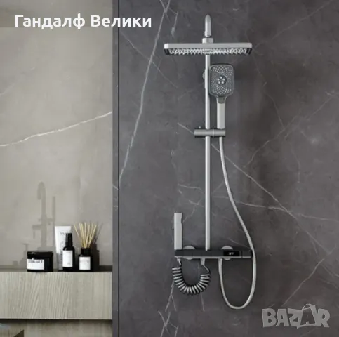 Душ система  - 4в1 с включена батерия и термостат, снимка 8 - ВИК - 48676002