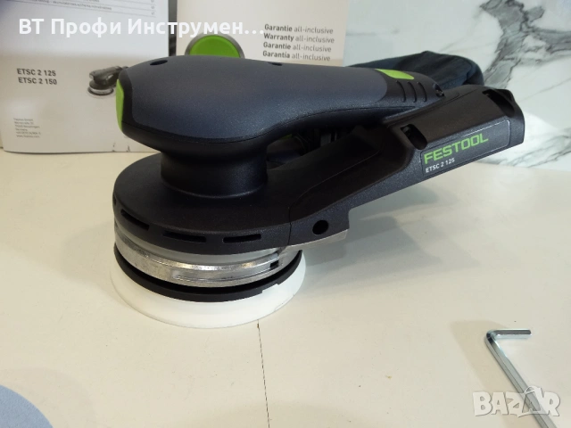 НОВО - Festool ETSC 2 125 - Basic - Акумулаторен ексцентършлайф машина, снимка 4 - Шлайфмашини - 53579257
