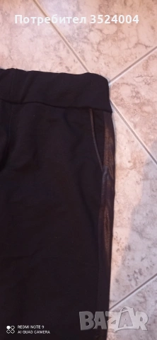 нов елегантен черен клин с кант и с джобове размер М българско производство , снимка 2 - Клинове - 53393340