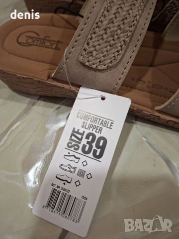 Немски чехли 39 номер, снимка 3 - Чехли - 52931223