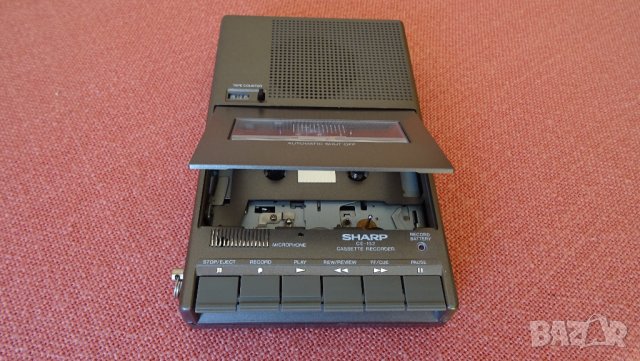 vintage SHARP CE-152 cassete recorder, снимка 4 - Радиокасетофони, транзистори - 32782274