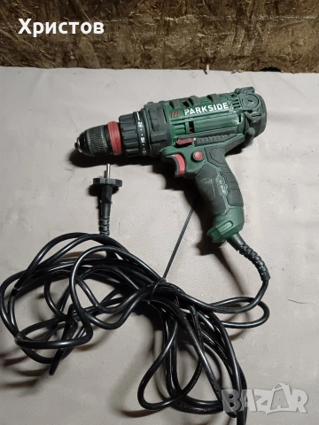Бормашина и винтоверт 2-скоростен Parkside PNS , снимка 4 - Винтоверти - 53315886