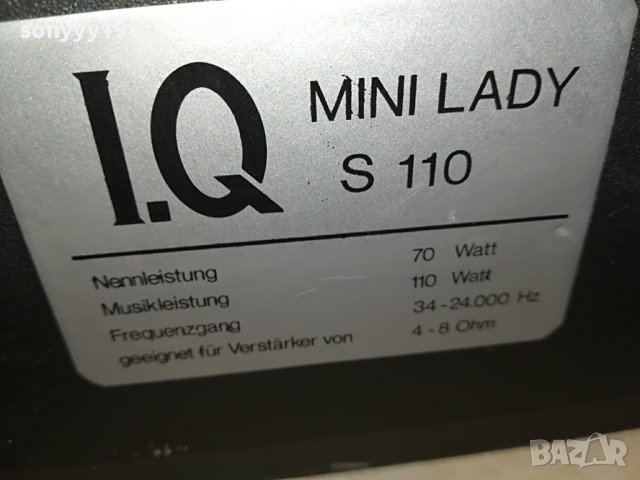 I.Q 2X110W ТОНКОЛОНИ 2БР 3101230832G, снимка 17 - Тонколони - 39495089